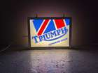 'Triumph Authorised Dealer' Aluminium Framed Illuminated Sign