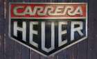 Large Cold Caste Aluminium Heuer Carrera Badge