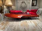 Scale Model of the Ferrari V12-Powered Hydroplane 'Arno XI' 