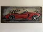 Lamborghini Aventador SV Roadster-Style Metal Wall Art