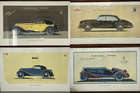 Four Early 20th Century Carrozzeria Touring Design Studies Framed and Glazed
