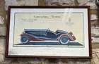 Four Early 20th Century Carrozzeria Touring Design Studies Framed and Glazed