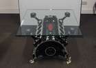 Jaguar AJ-V8 Engine Block Glass-Topped Table