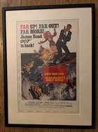 'On Her Majesty's Secret Service' Poster Offically Issued by EON Productions*