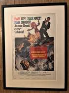 'On Her Majesty's Secret Service' Poster Offically Issued by EON Productions*