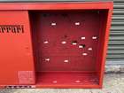 1980s Ferrari OEM Workshop Tool Cabinet with Sliding Doors