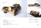 Bugatti Atlantic Type 57SC - Brass Sculpture by Phillip Dutton-White