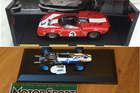 John Surtees CBE Signed Scale Model Duo: Can Am Lola T70 & NART Ferrari 158