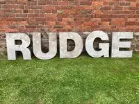 Imposing 'RUDGE' Metal Sign