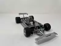 Beautiful Polished Aluminium Exoto 1:18th Scale 1979 Ferrari 312T4 