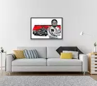 Mario Andretti-Signed 1978 Lotus 78 Limited Edition Print by David Johnson