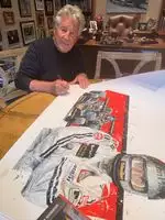 Mario Andretti-Signed 1978 Lotus 78 Limited Edition Print by David Johnson