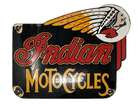 Indian Motocycles Enamel Sign