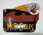 Indian Motocycles Enamel Sign