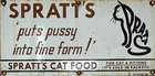 'Spratt's Cat Food' Enamel Sign