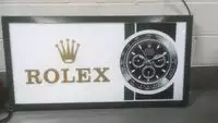 Rolex Homage Illuminated Sign