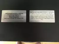 A Pair of 1998 Mugen-Honda-Jordan V10 Exhaust Manifolds from Damon Hill's Car