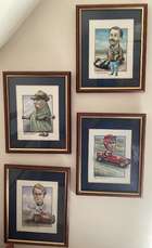 Four Watercolour Studies by Ken Aitken