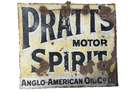 Pratts Motor Oil Anglo-American Sign, Double Sided