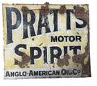 Pratts Motor Oil Anglo-American Sign, Double Sided