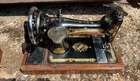 Antique (Circa 1920s) Crank-Handle Singer Sewing Machine in Box 