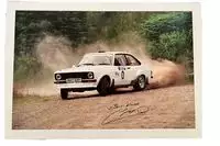 McRae At Speed: Signed Photo Depicting Colin Behind the Wheel of NVY 52P