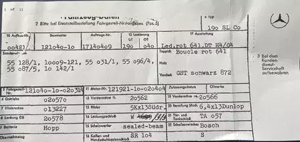 1961 Mercedes-Benz 190 SL-Sold