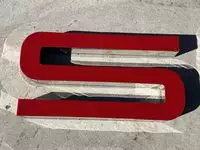 Large 3.5m Illuminated Porsche-Style Outdoor Dealership Sign