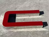 Large 3.5m Illuminated Porsche-Style Outdoor Dealership Sign