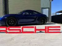 Large 3.5m Illuminated Porsche-Style Outdoor Dealership Sign