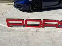 Large 3.5m Illuminated Porsche-Style Outdoor Dealership Sign