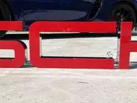 Large 3.5m Illuminated Porsche-Style Outdoor Dealership Sign