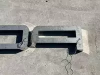 Large 3.5m Illuminated Porsche-Style Outdoor Dealership Sign