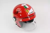 2015 Scuderia Ferrari Formula 1 Bell Mechanics Helmet Signed Vettel and Raikonnen 