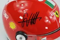 2015 Scuderia Ferrari Formula 1 Bell Mechanics Helmet Signed Vettel and Raikonnen 