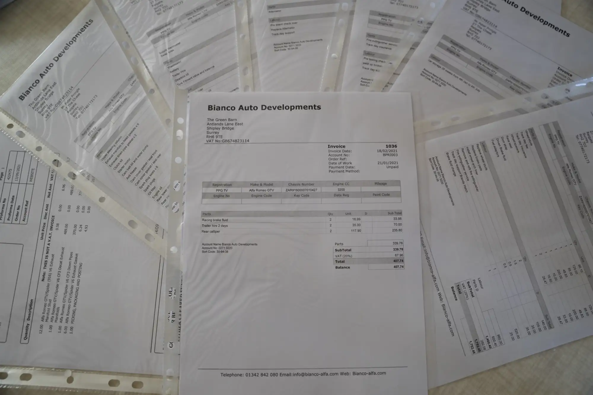 2003 Alfa Romeo GTV Sprint and Hillclimb Car-Sold