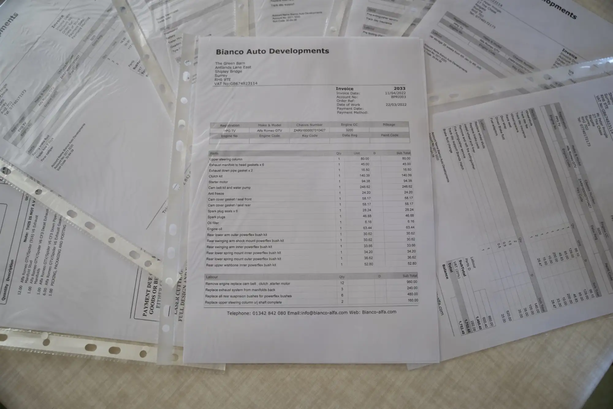 2003 Alfa Romeo GTV Sprint and Hillclimb Car-Sold