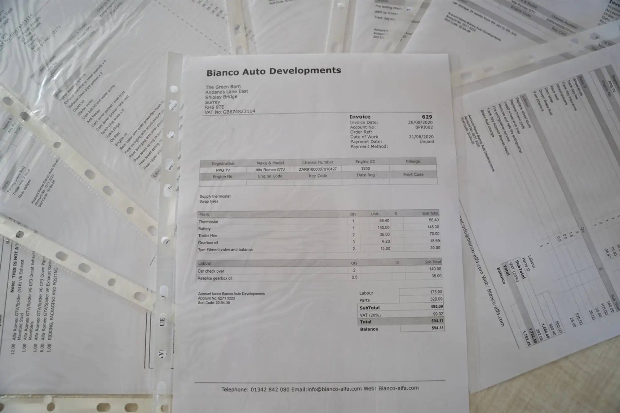 2003 Alfa Romeo GTV Sprint and Hillclimb Car-Sold