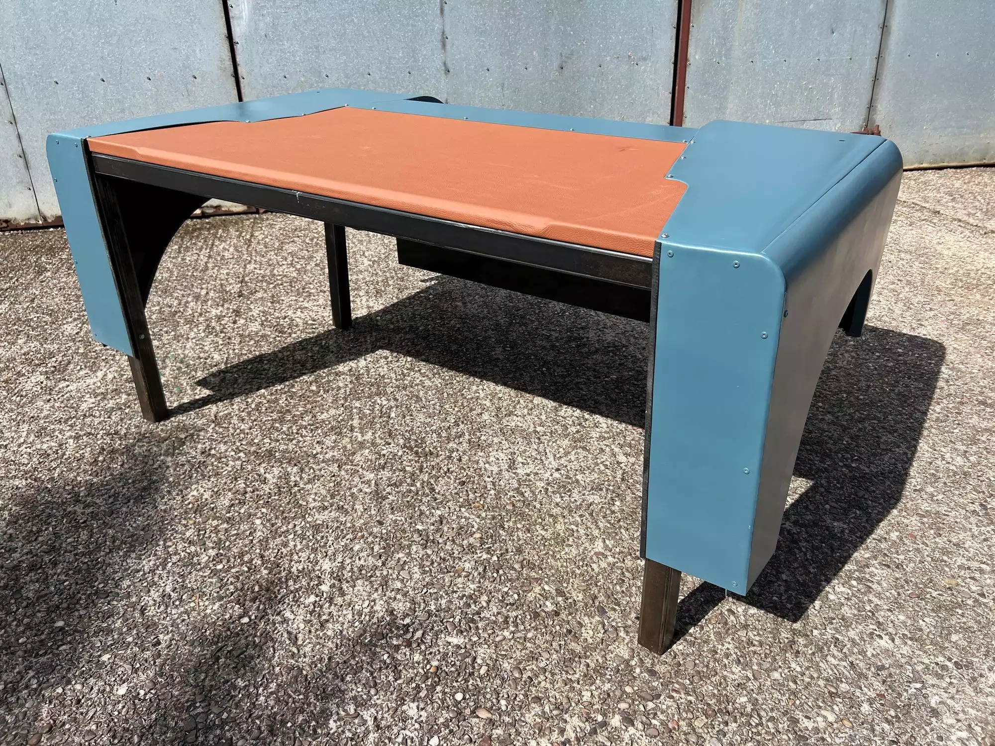 New Bespoke Land Rover Desk With Leather Top