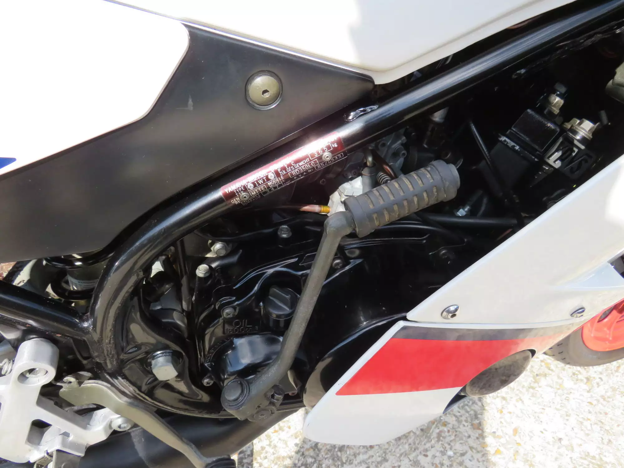 1989 Yamaha RD350LC 347cc-Sold