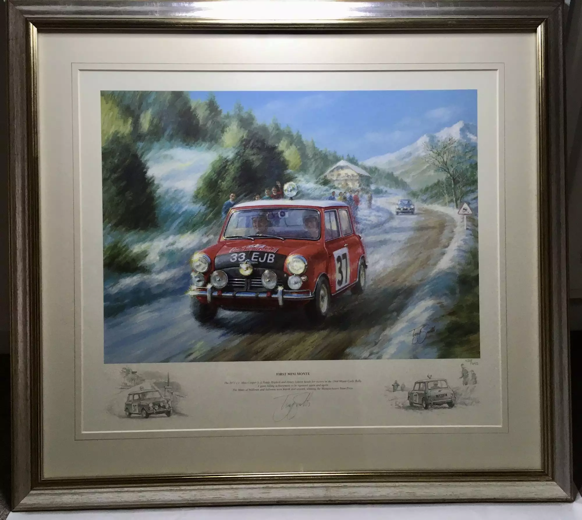 A Full Set of Tony Smith's The Monte Carlo Mini Limited Edition Prints with Matching Numbers
