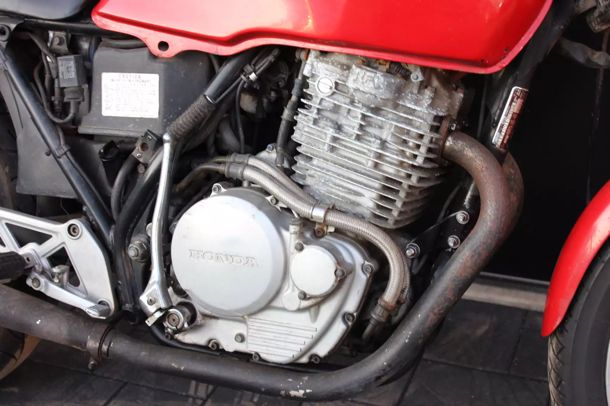 1986 Honda XBR500 495cc-Sold