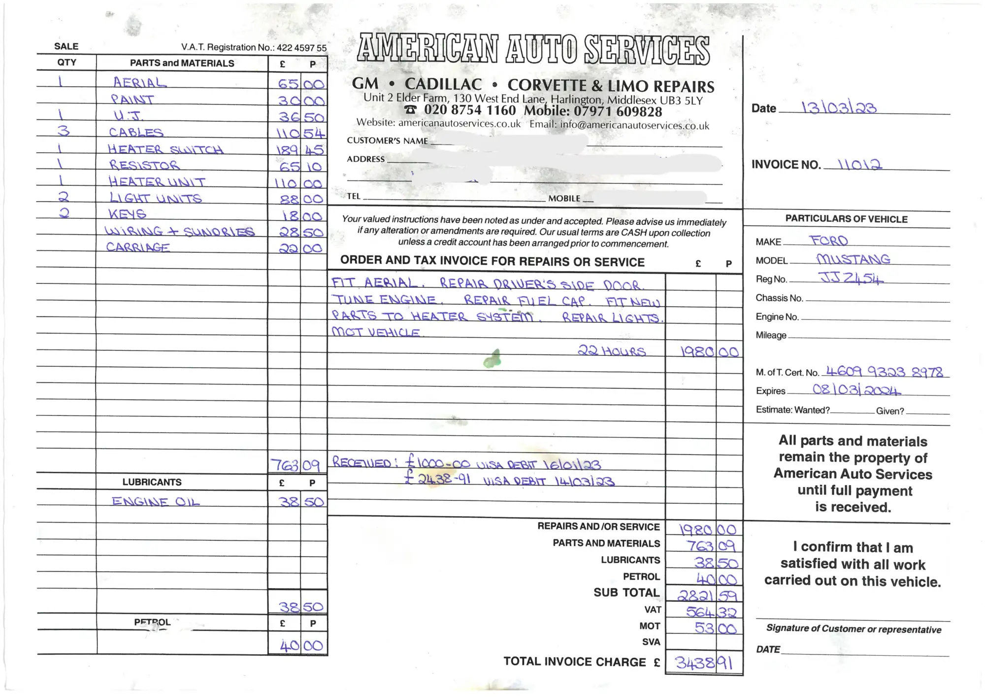 1968 Ford Mustang 'Bullitt' Homage-Sold