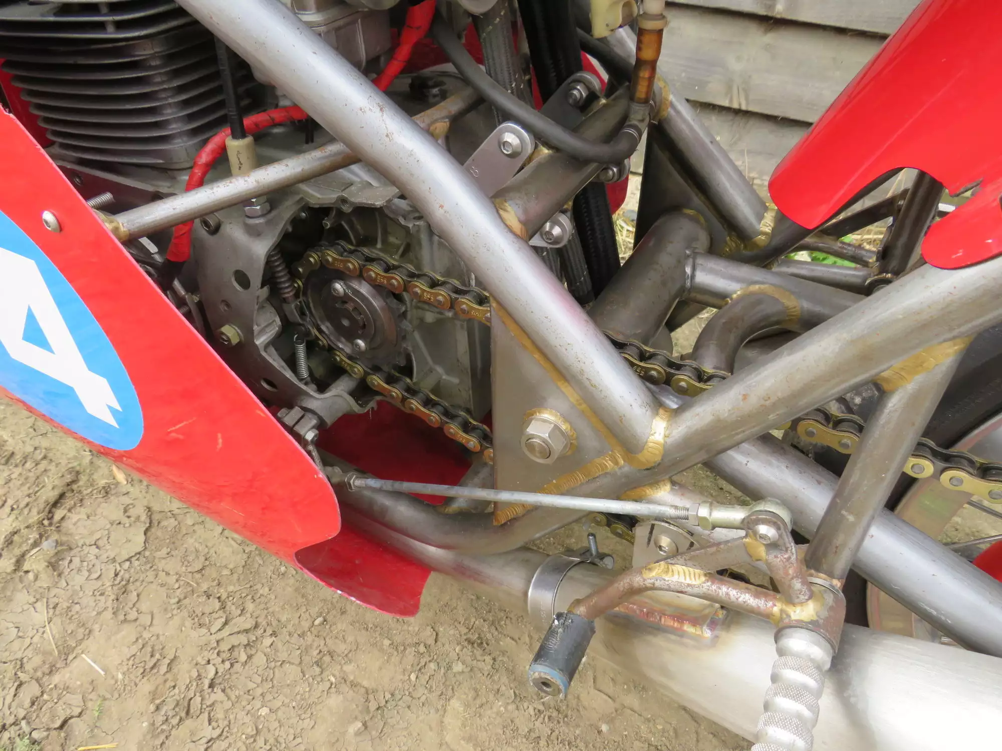 c.2000 Drixton Replica CB350 Race Bike 326cc-Sold