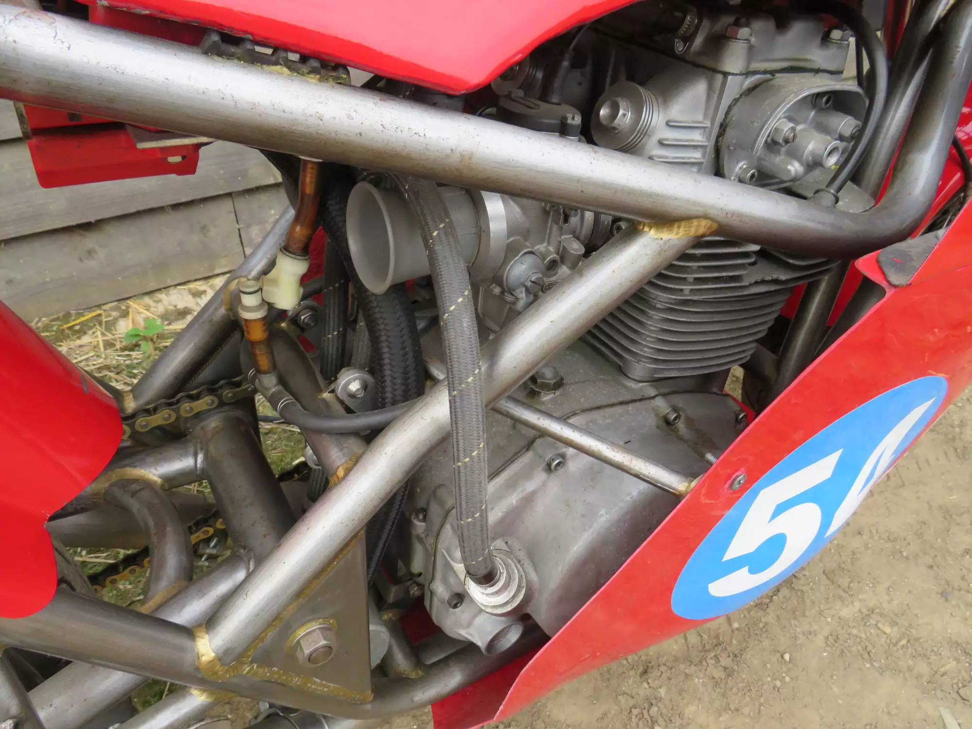 c.2000 Drixton Replica CB350 Race Bike 326cc-Sold