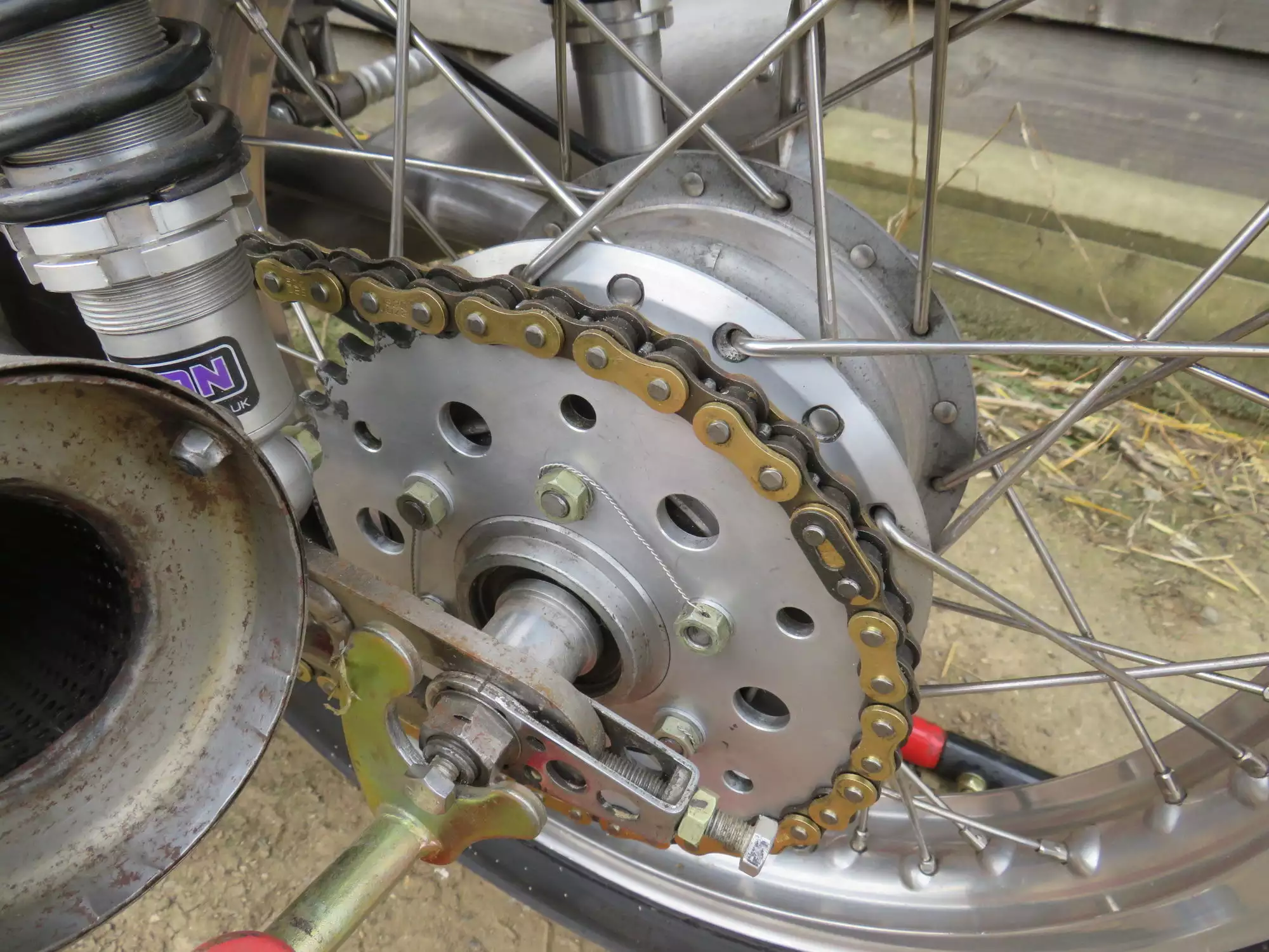 c.2000 Drixton Replica CB350 Race Bike 326cc-Sold