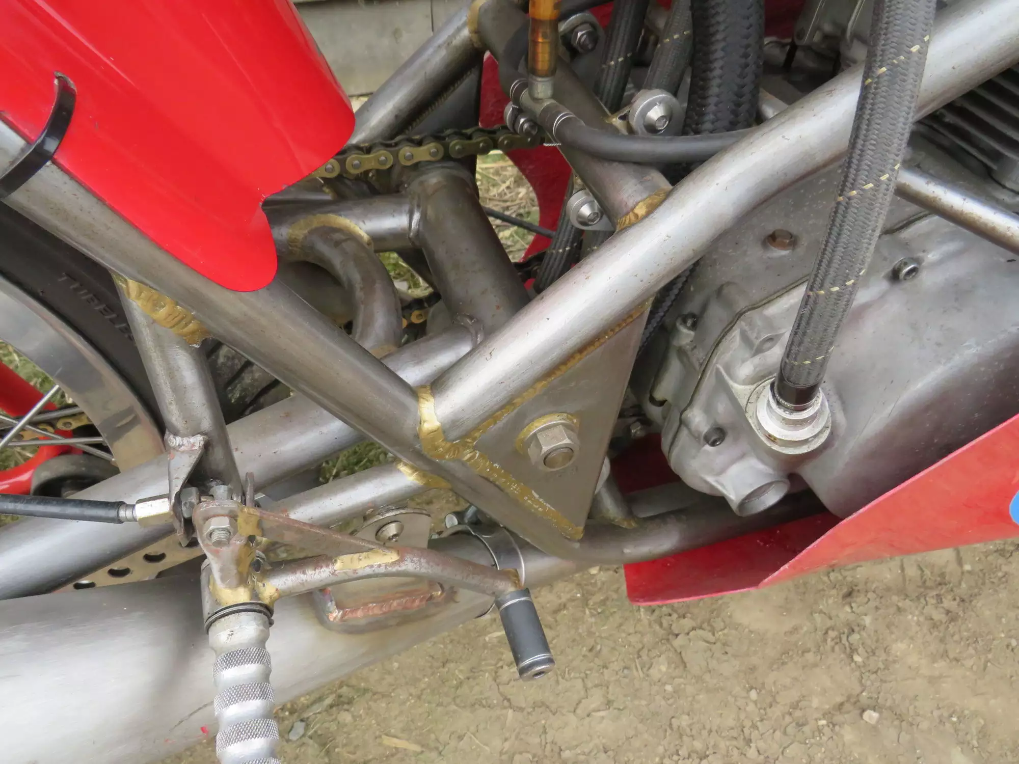 c.2000 Drixton Replica CB350 Race Bike 326cc-Sold