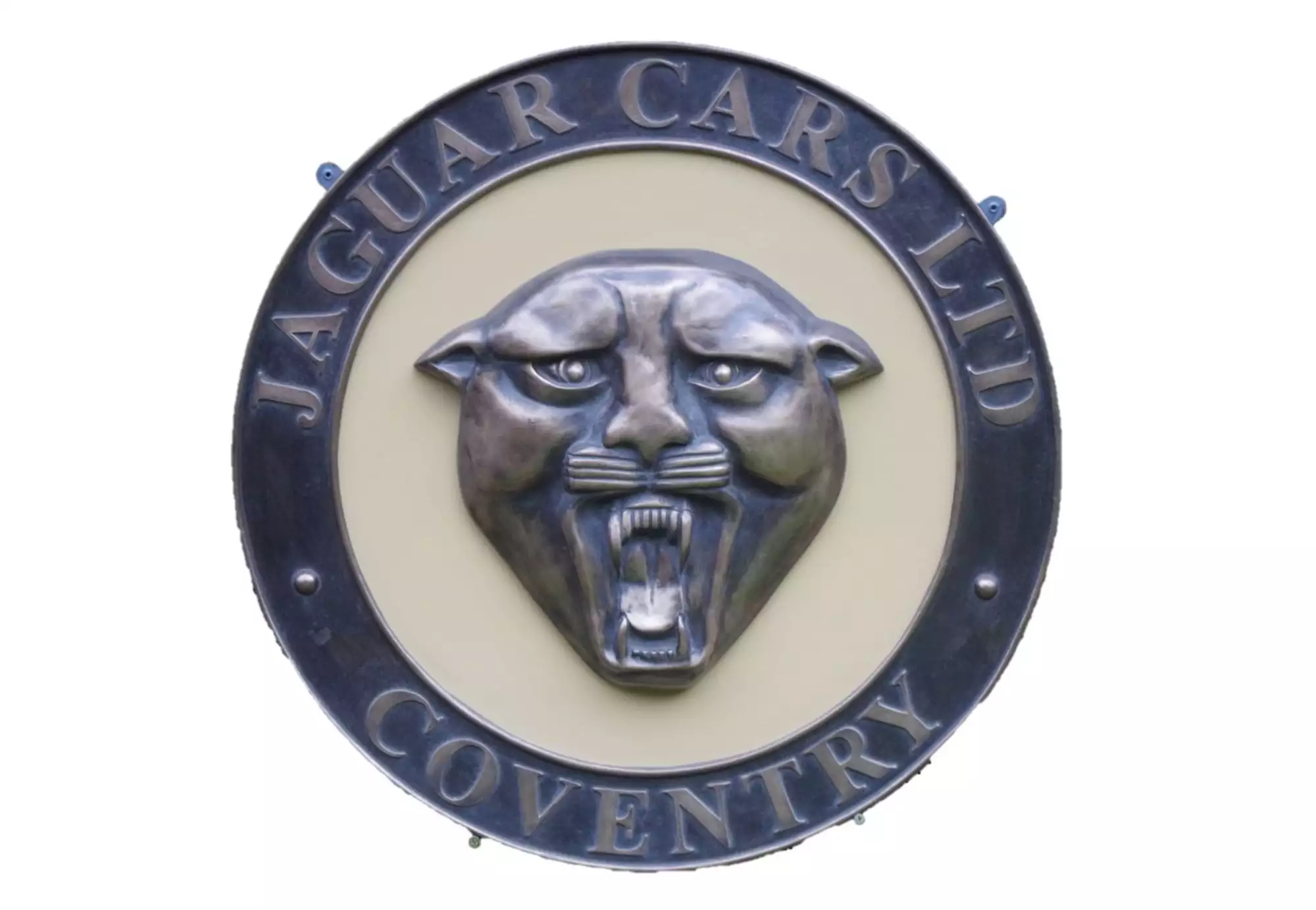 Jaguar Cars of Coventry Cold Cast Aluminium Large Sign