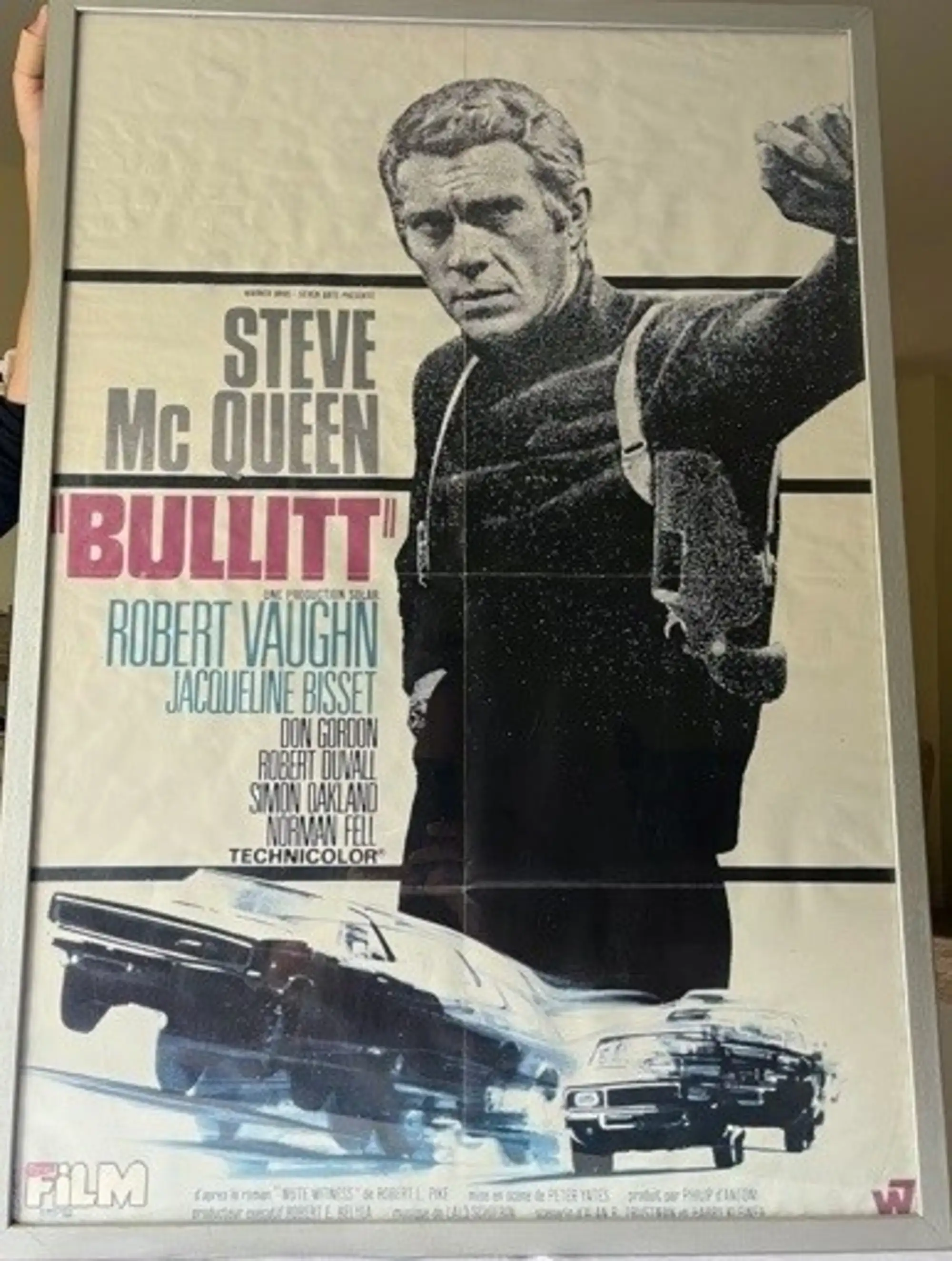 Double Sided 'You Only Live Twice' and 'Bullitt' Cinema Promotional Poster