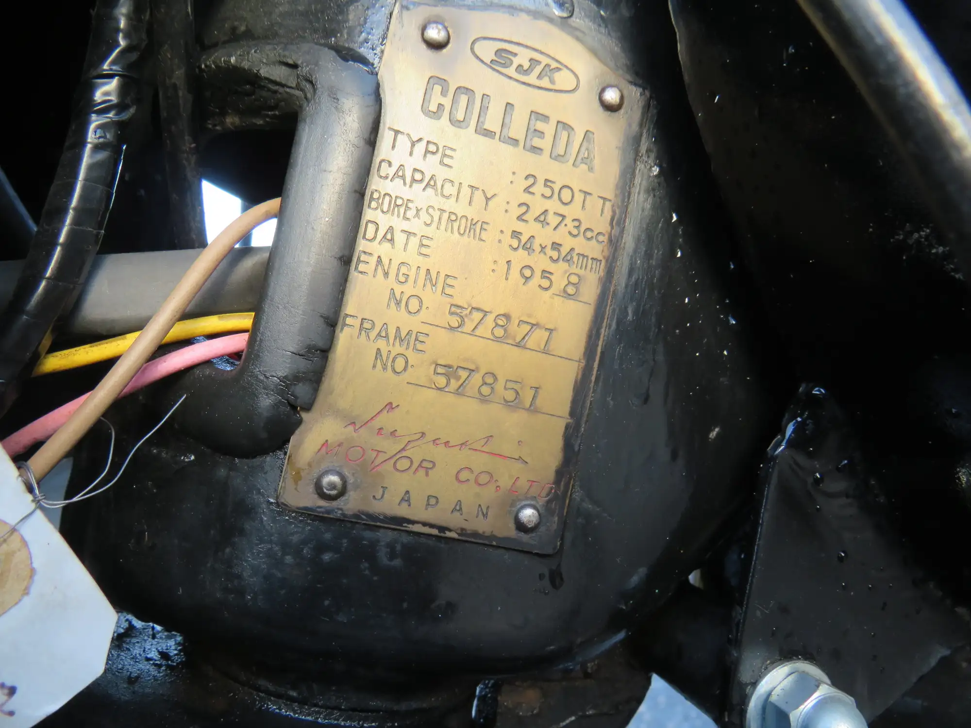 1958 Colleda 250TT 247cc-Sold